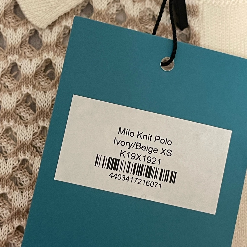 Zara Saintart Cream Knit Polo Top - Picture 8 of 9